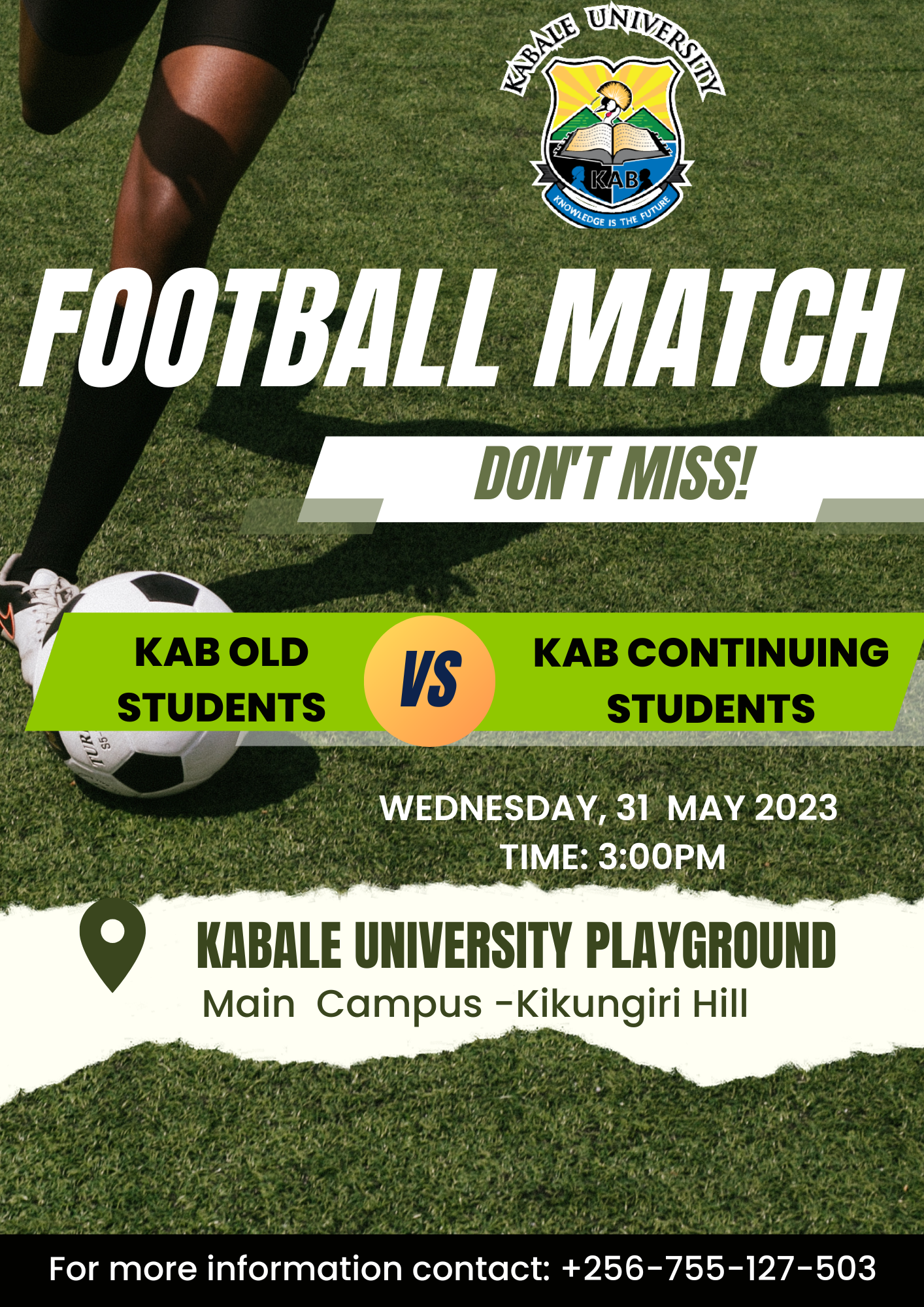 KAB Old Students VS KAB Continuing Students Football Match